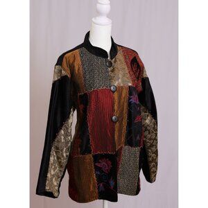 Vintage Patchwork Velvet Jacket